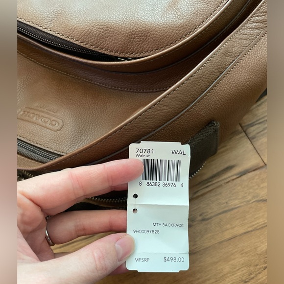 Coach Backpack in Walnut Leather - Picture 4 of 6